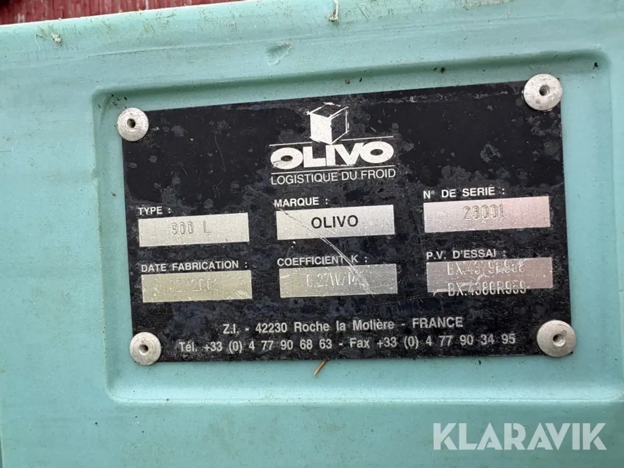 Billede 6 - Kølekasser Olivo, ATP 900L 4 styk.
