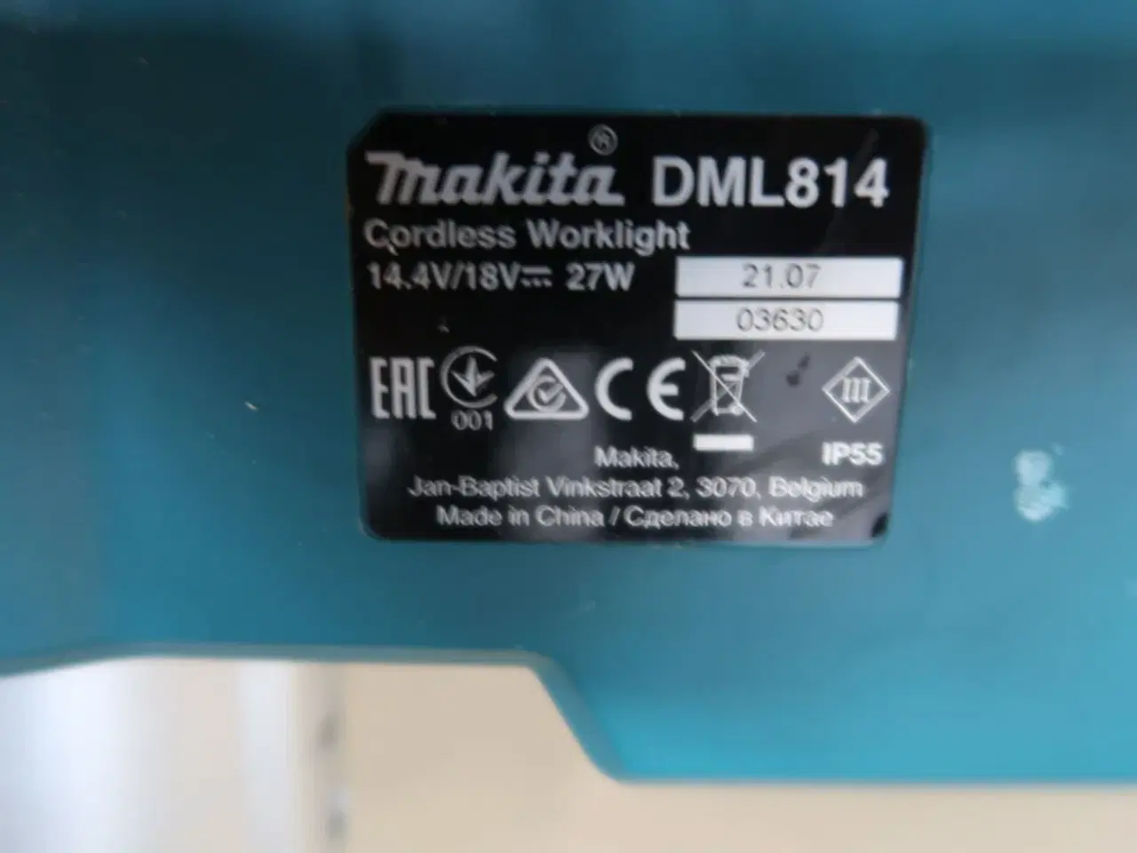 Billede 5 - Arbejdslampe LED MAKITA DML814 med 1 batteri