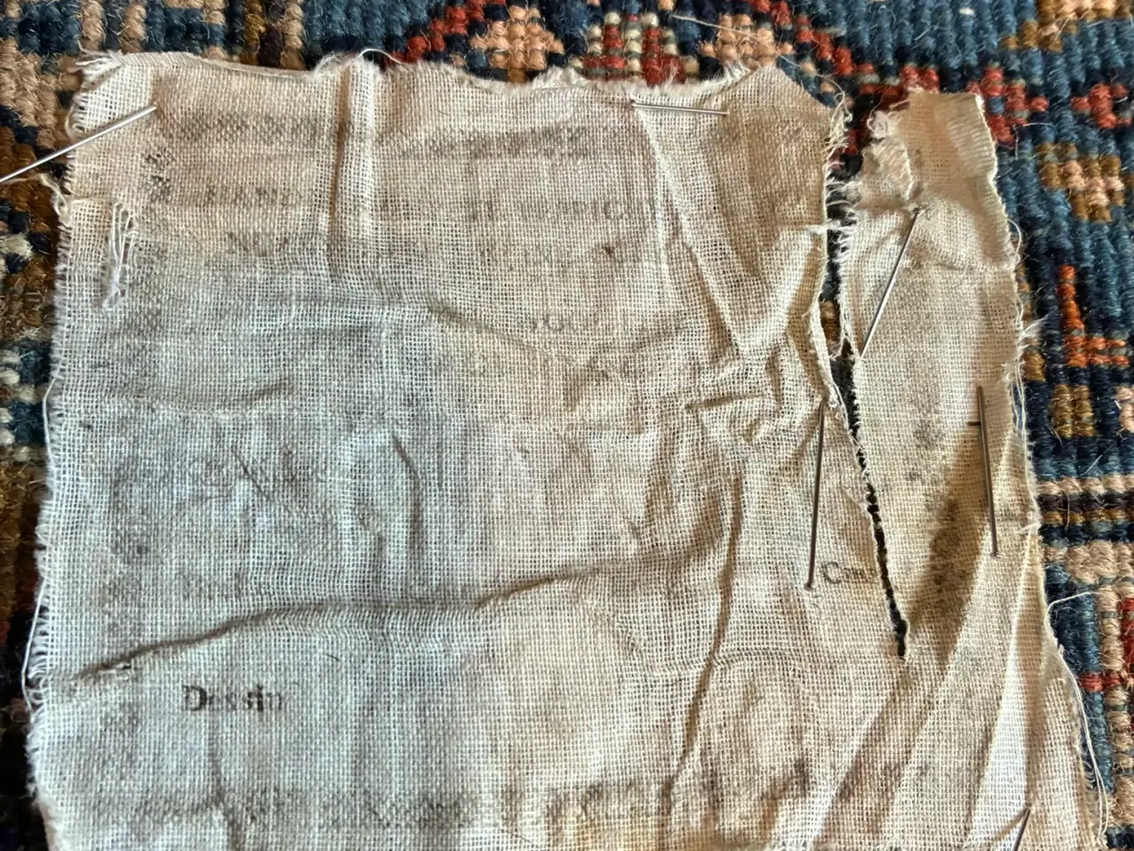 Billede 8 - Persisk tæppe i flerfarvet mønster 