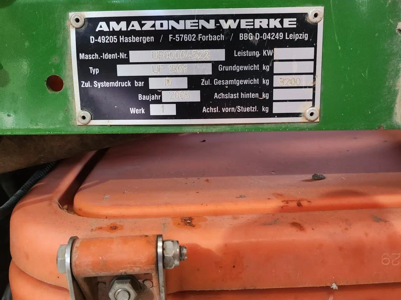 Billede 4 - Amazone UF 1501