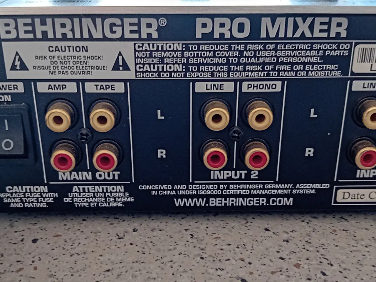 Billede 2 - Behringer Mixer