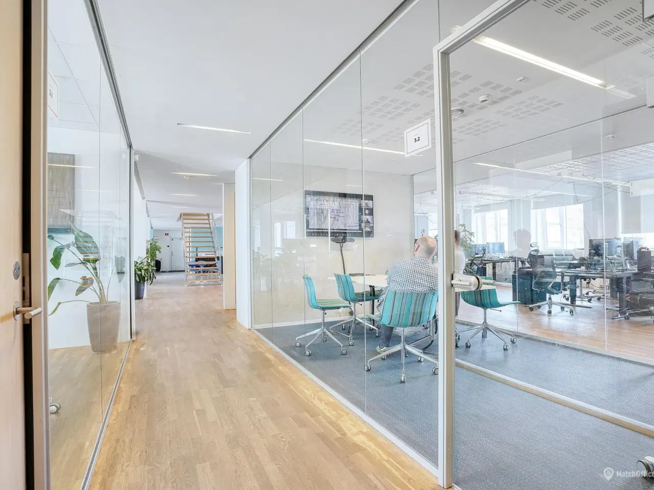 Billede 12 - Centrale og effektive kontorer med adgang til tagterrasse og parkering