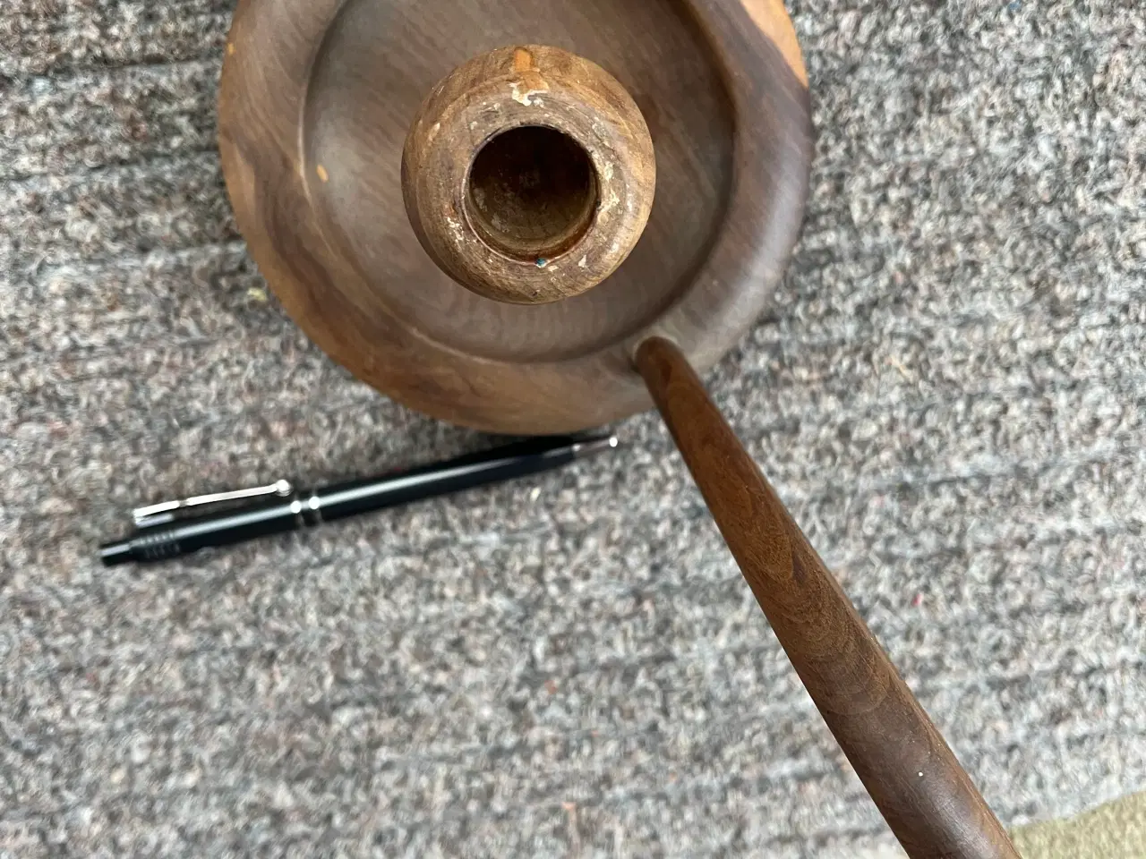 Billede 2 - Teak lysestage. Giv bud.