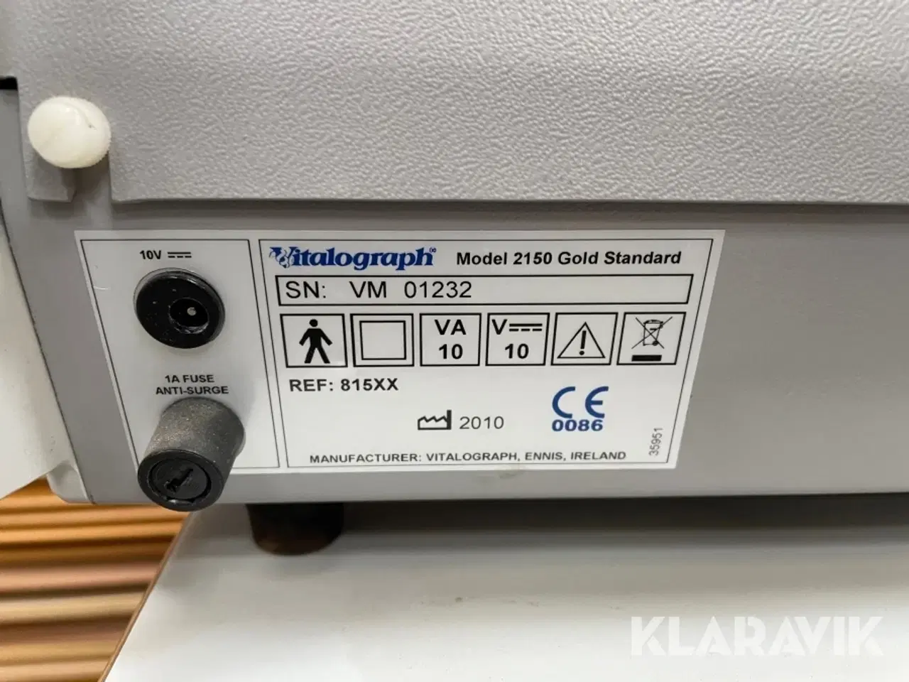 Billede 7 - SPIROMETER Vitalograph 2150 Gold Standard