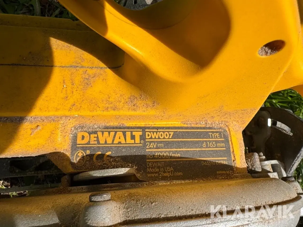 Billede 4 - Rundsav og vinkelsliber Dewalt Og Black&Decker