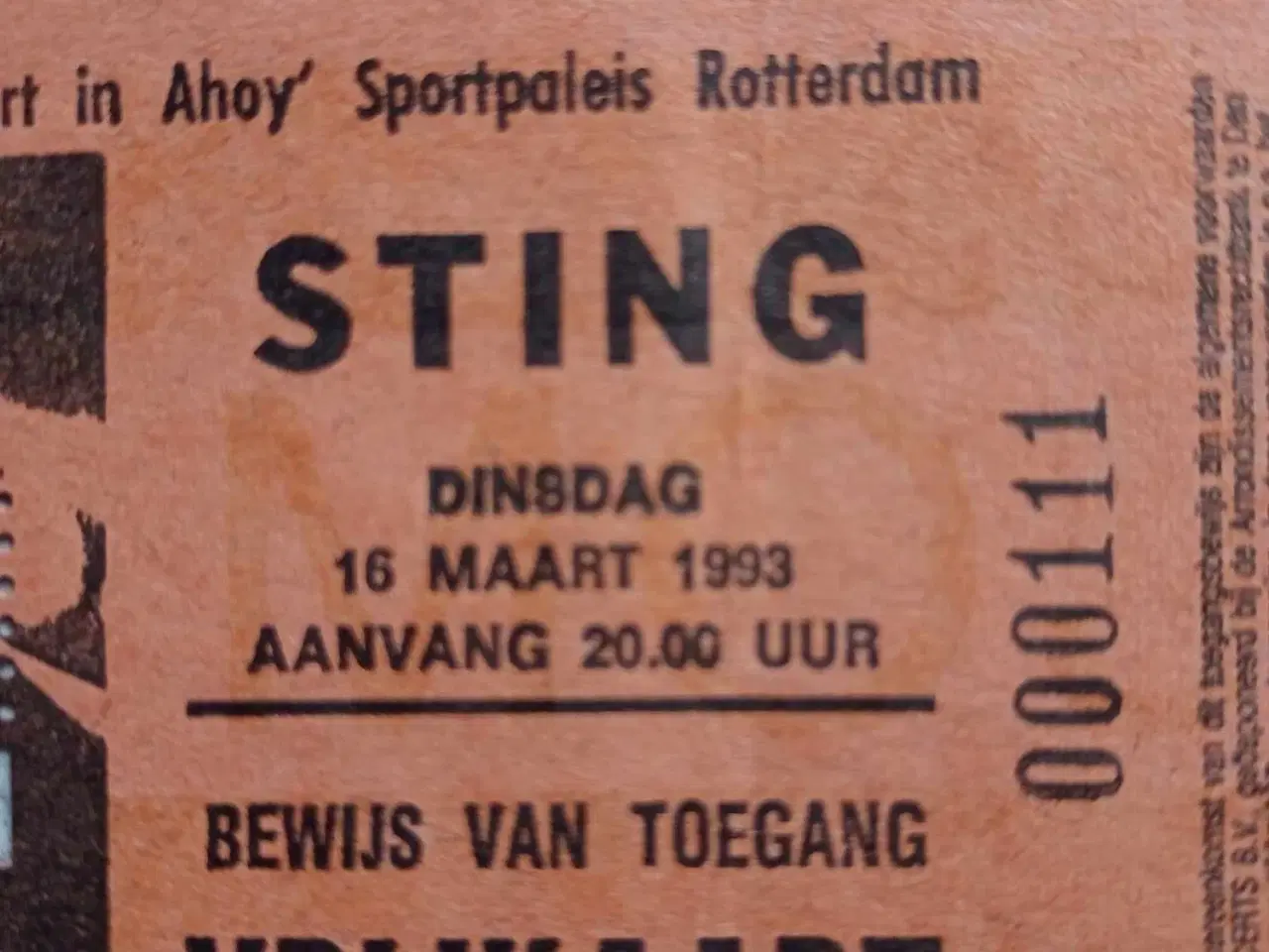 Billede 7 - Originale koncertbilletter Sting og The Police 