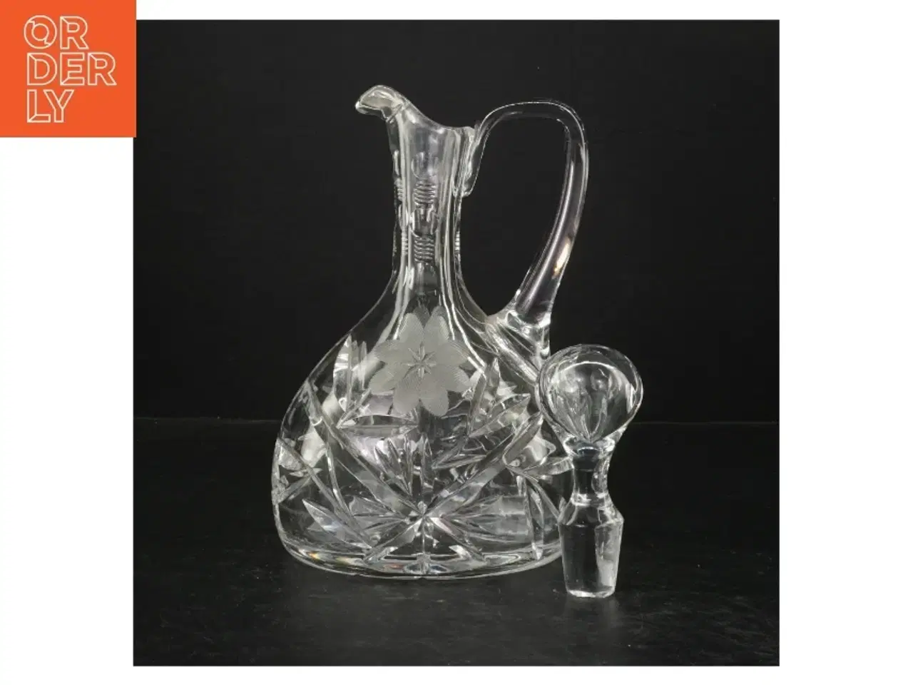Billede 2 - Krystal karaffel (str. 28 cm)