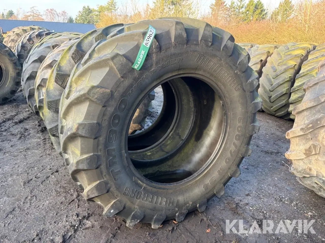 Billede 1 - Landbrugsdæk Trelleborg + BKT 600/70R34 2 styk
