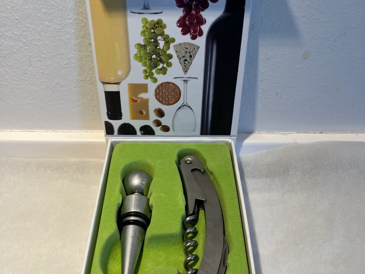 Billede 2 - Vintilbehørssæt med proptrækker og vinprop