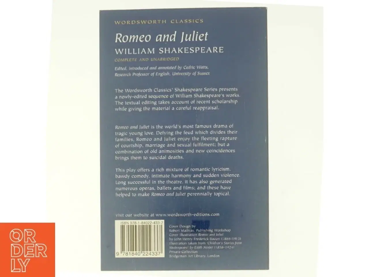 Billede 3 - Romeo and Juliet af William Shakespeare (Bog)