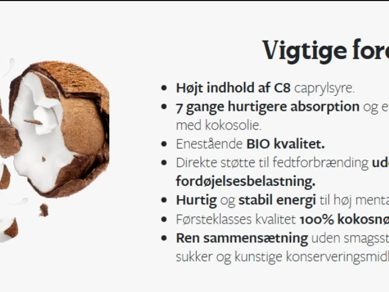 Billede 3 - Powerlogy Økologisk MCT Olie 500 ml