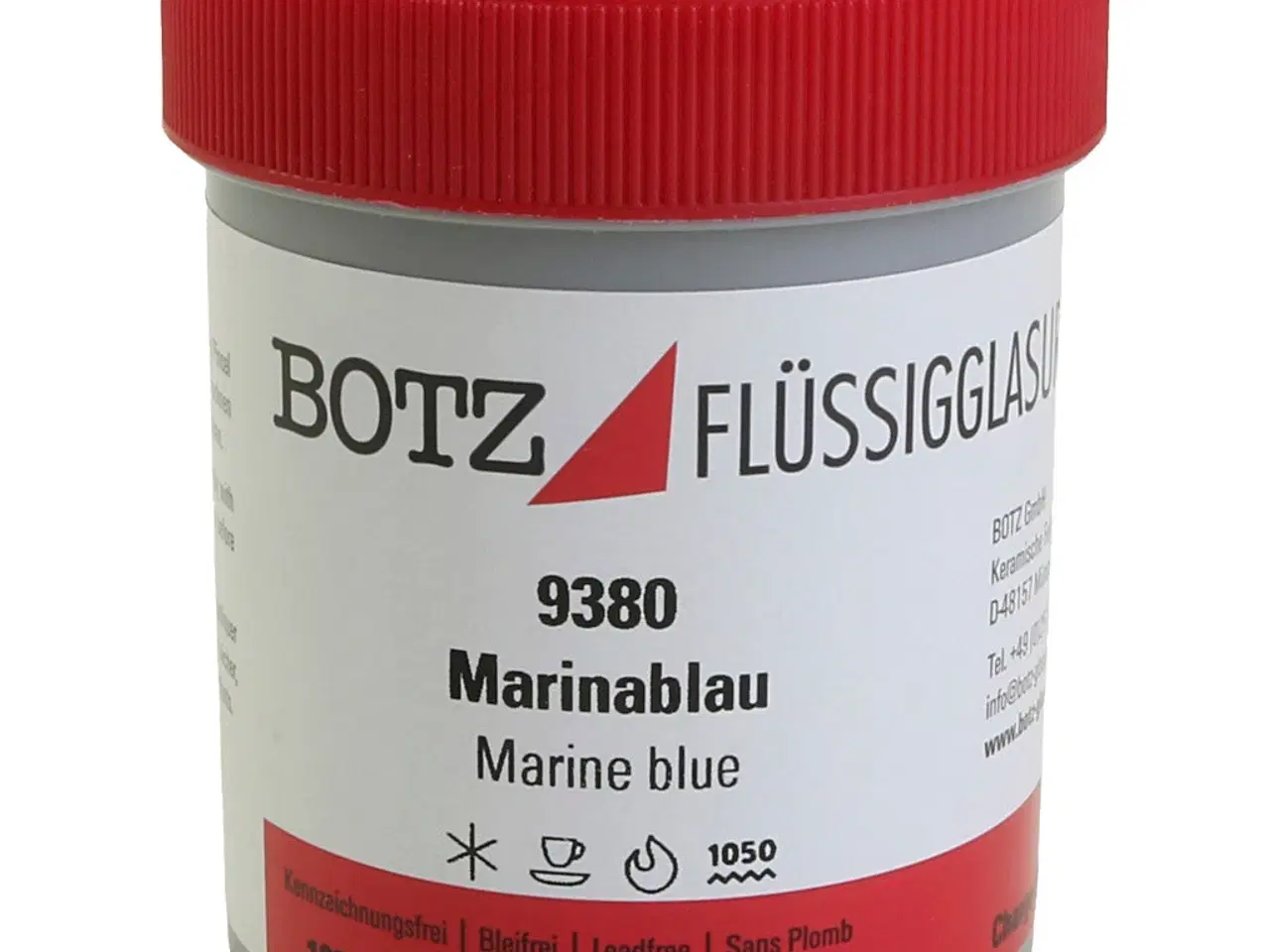 Billede 1 - Glasur til ler, blå, 200 ml/ 1 ds.