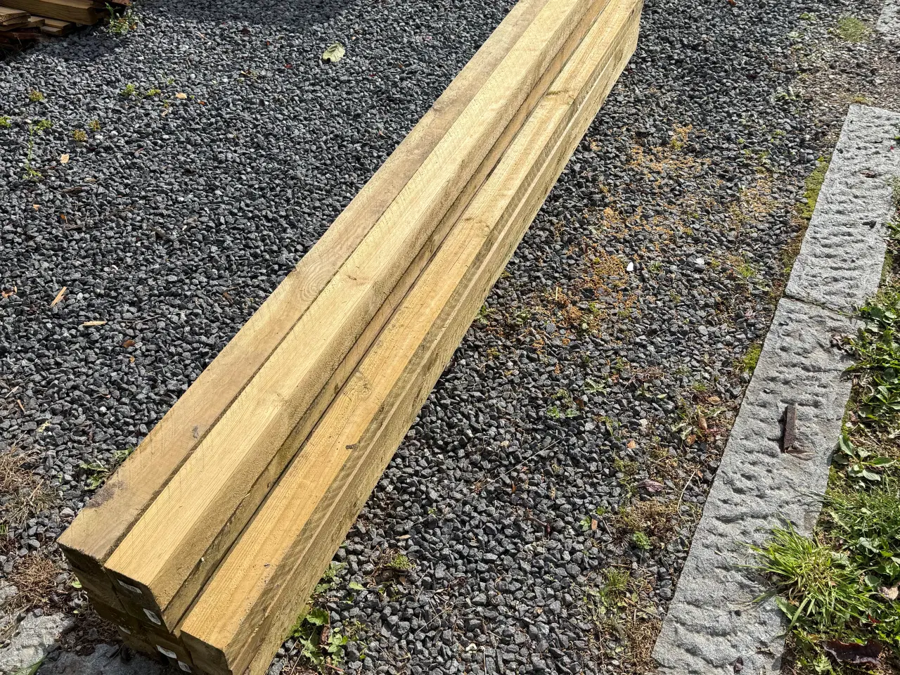 Billede 1 - Trykimprægneret stolper 75x75