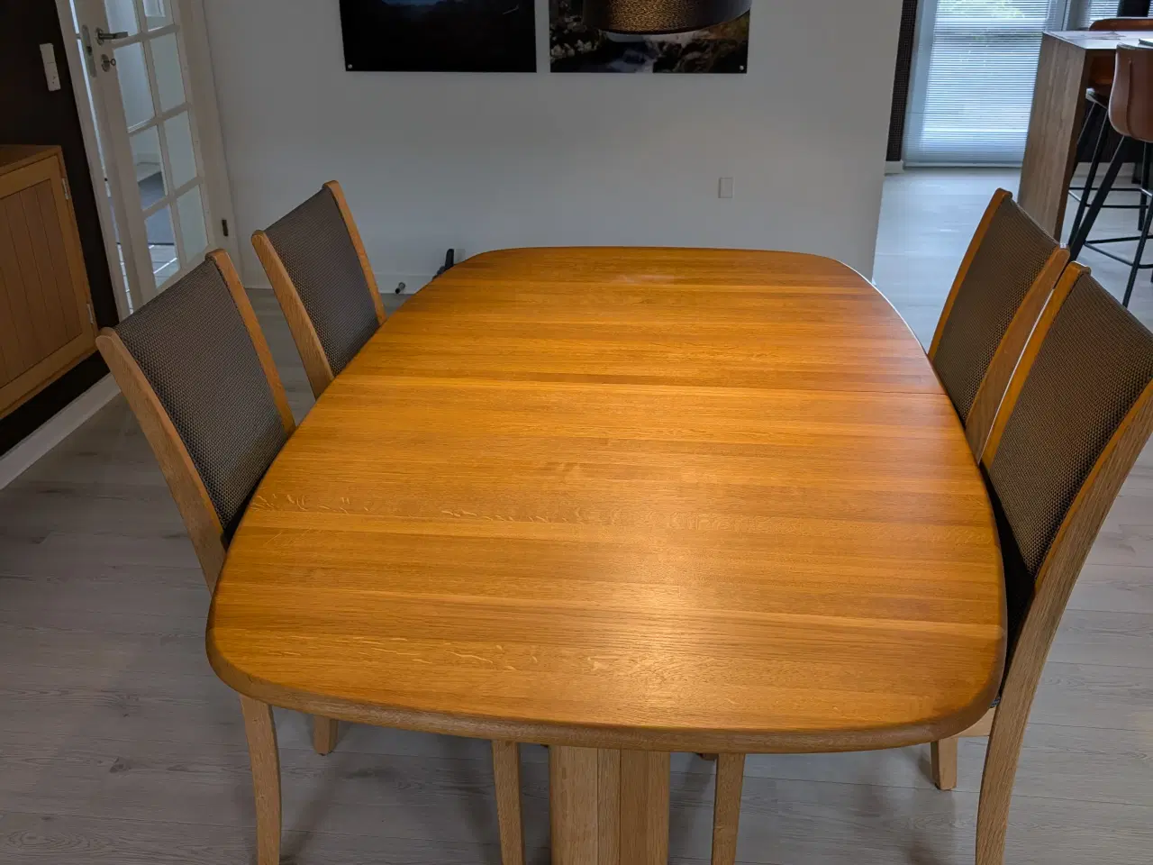 Billede 1 - Skovby spisebord SM75 samt 6 Skovby stole