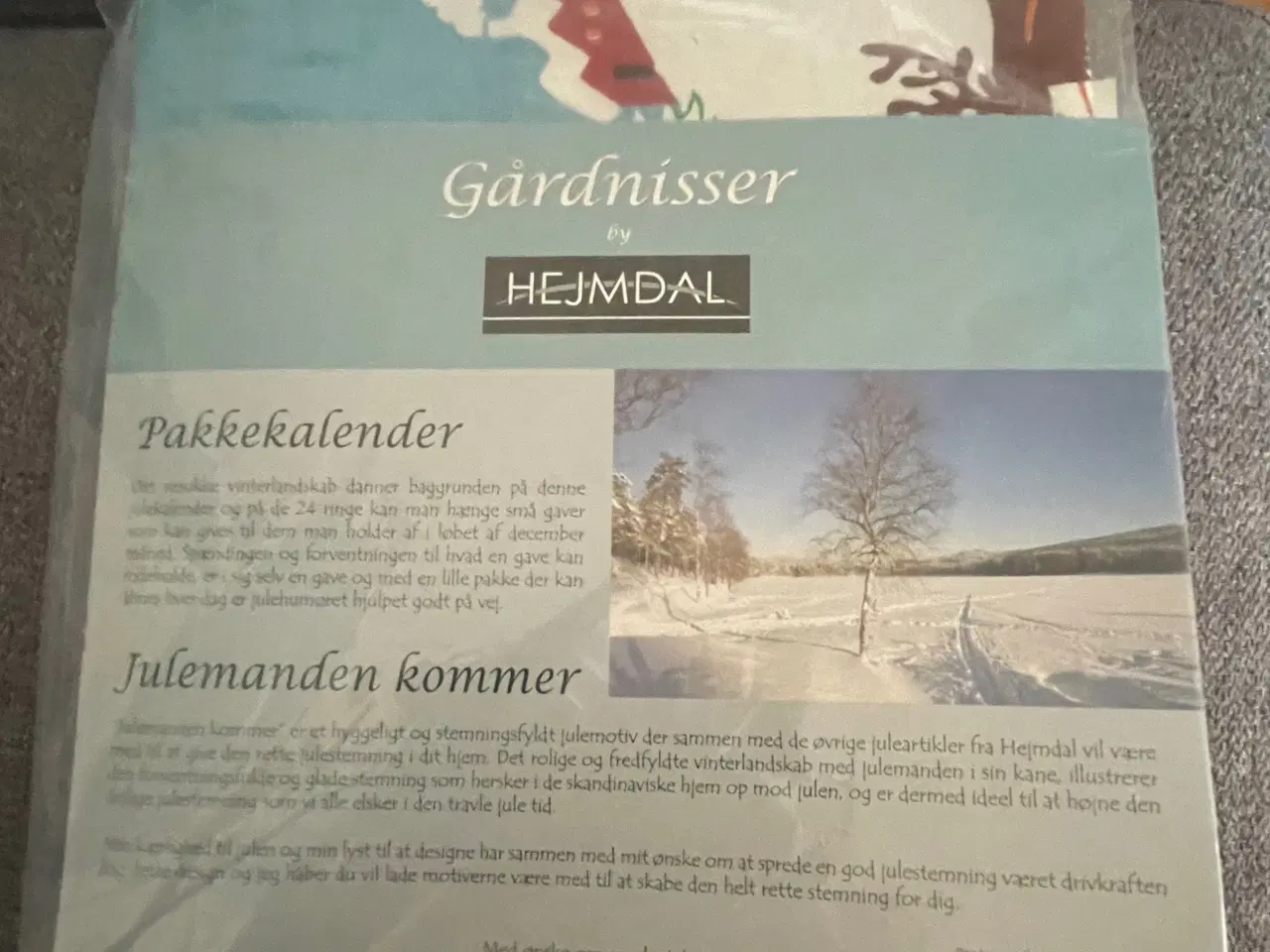 Billede 2 - Marie Sohl julekalender med ringe til ophæng