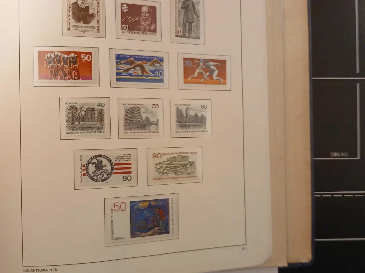 Billede 12 - Berlin (55) Postfrisk ** samling fra 1957 til 1978