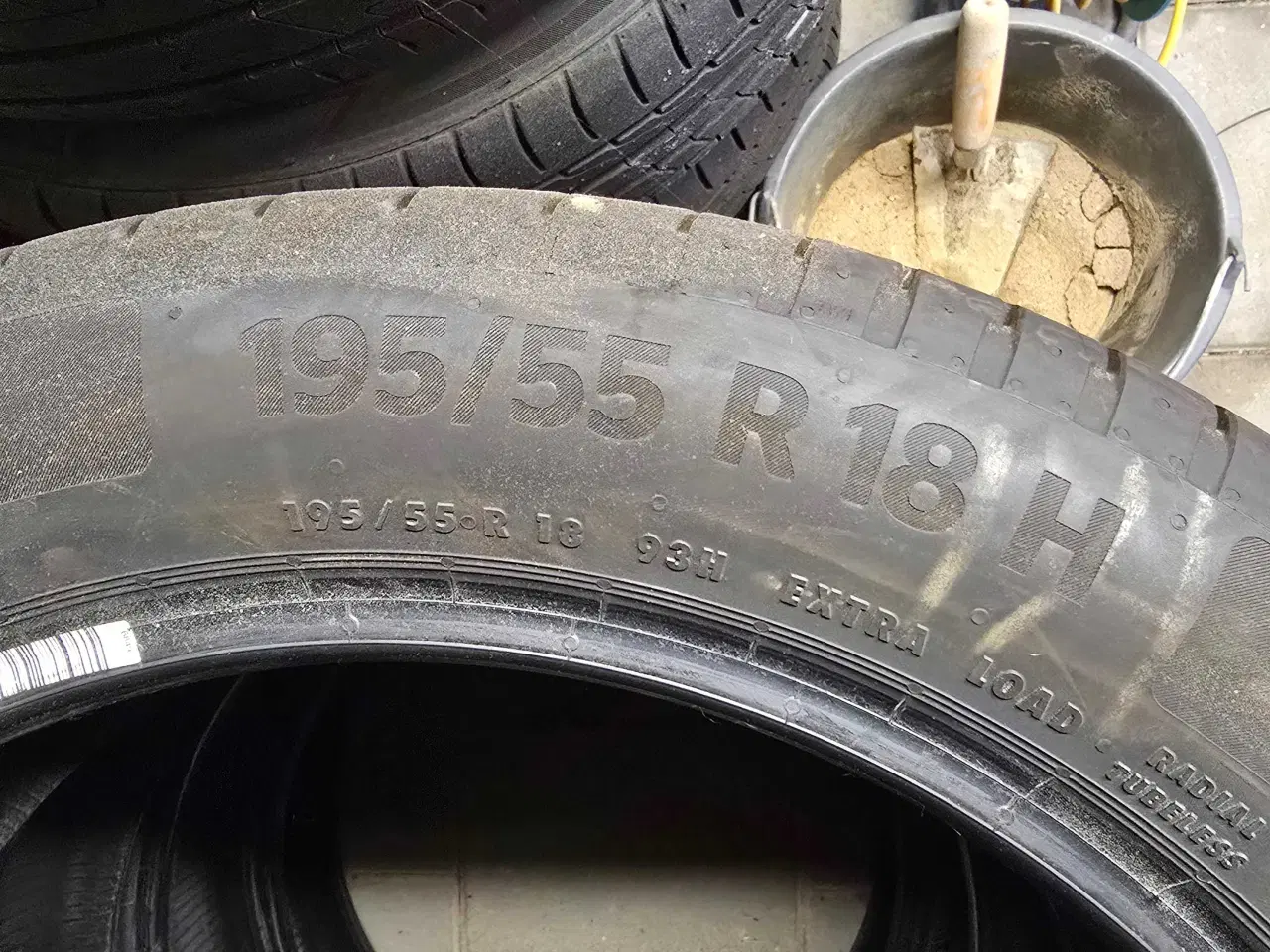 Billede 1 - Sommerdæk Continental ecocontact q  195/55 R 18