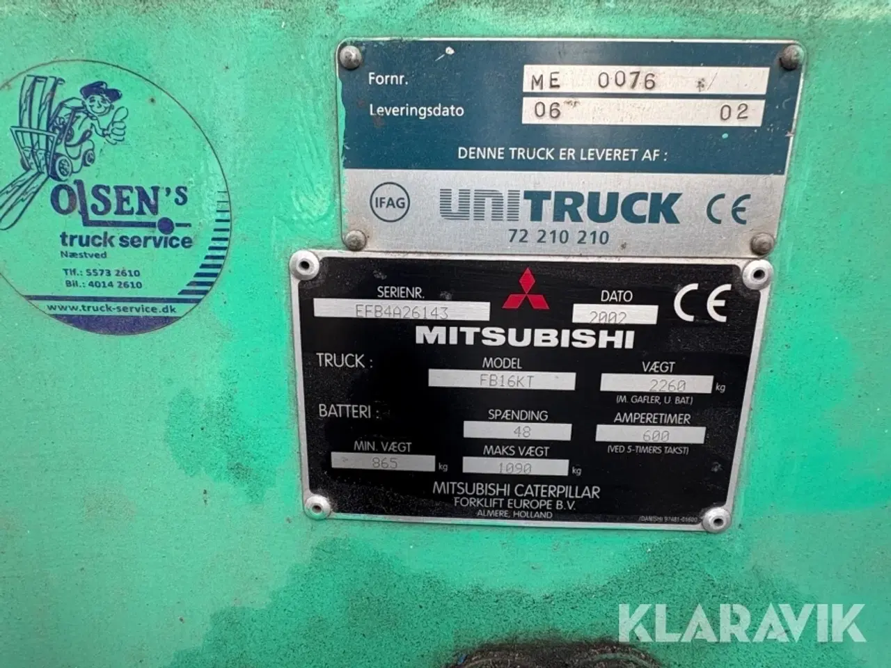 Billede 5 - Truck Mitsubishi FB16KT