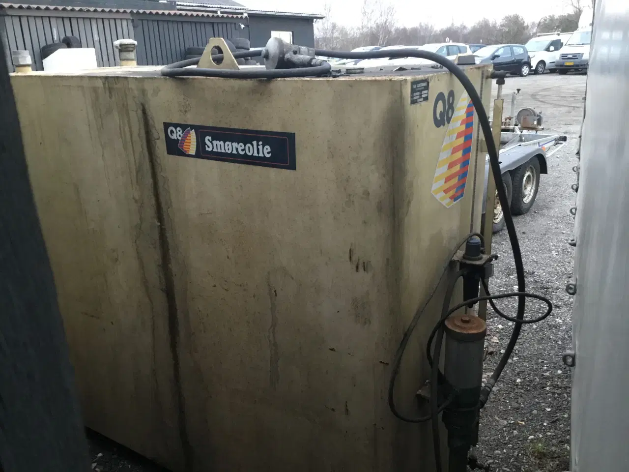 Billede 3 - Olietank 2000 l m pumpe evt diesel eller motorolie