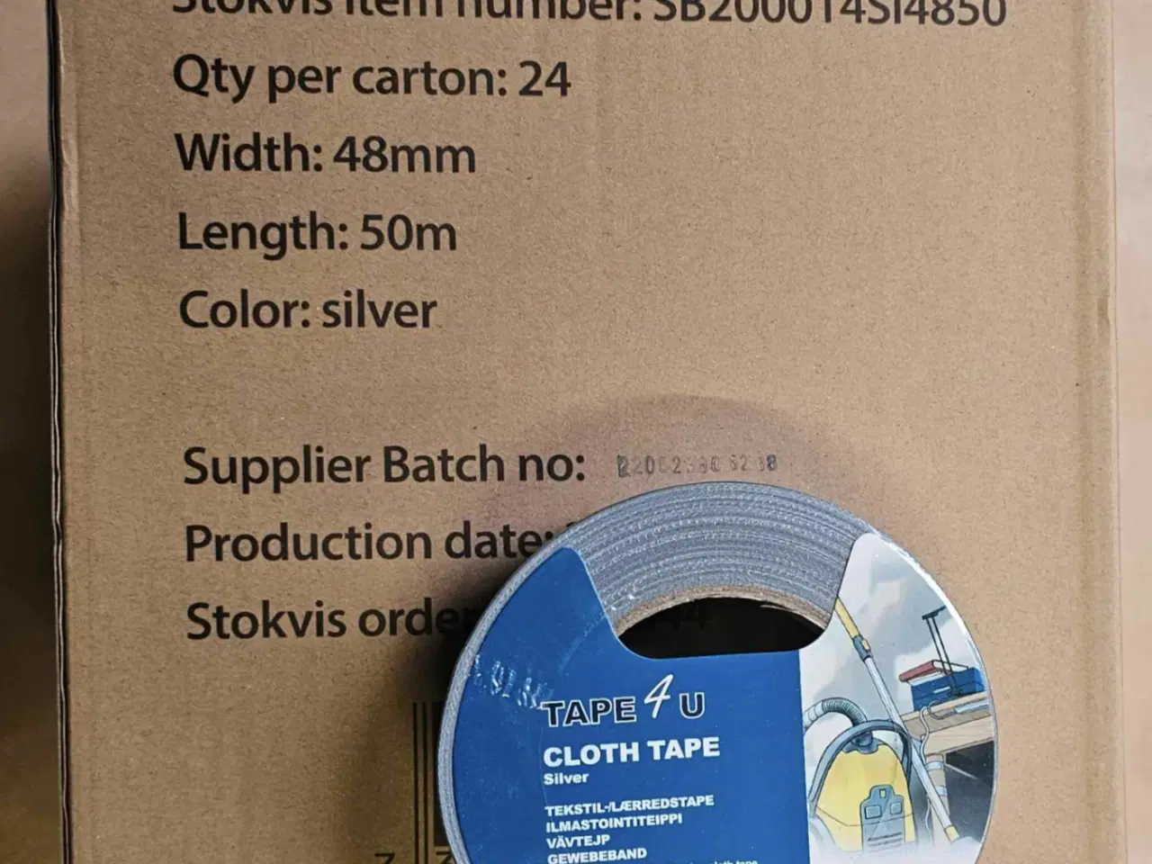 Billede 1 - Stokvis Lærredstape rulle 50 m