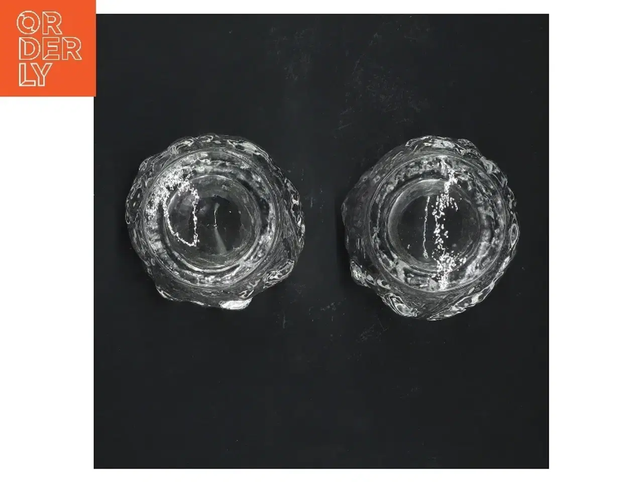 Billede 3 - Glaslysestager (str. 2 stk 6,5 cm)