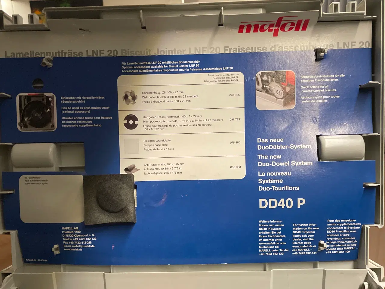 Billede 4 - Mafell LNF20 Biscuit Jointer/ Kikse maskine