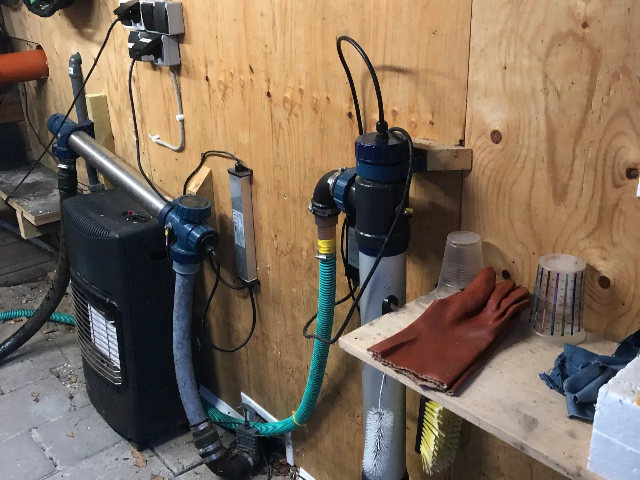 Billede 2 - Tromlefilter 25000 liter med alt tilbehør