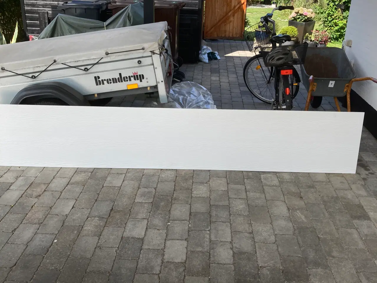 Billede 1 - Hardieplankplade 52x305x08,cm, hvid