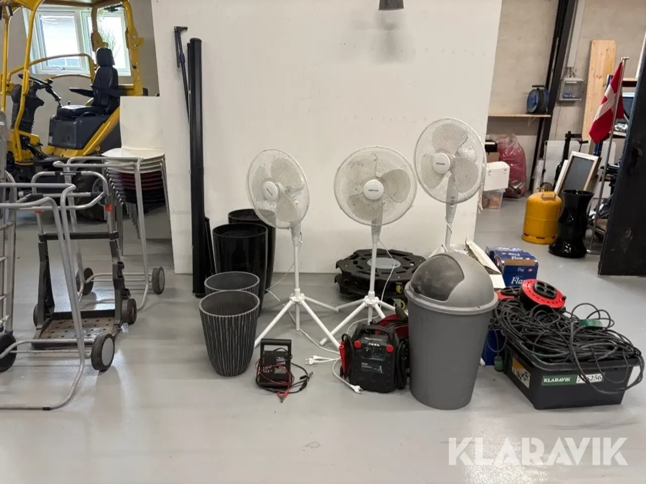 Billede 2 - Lot: forlængerledninger, blæsere og diverse.