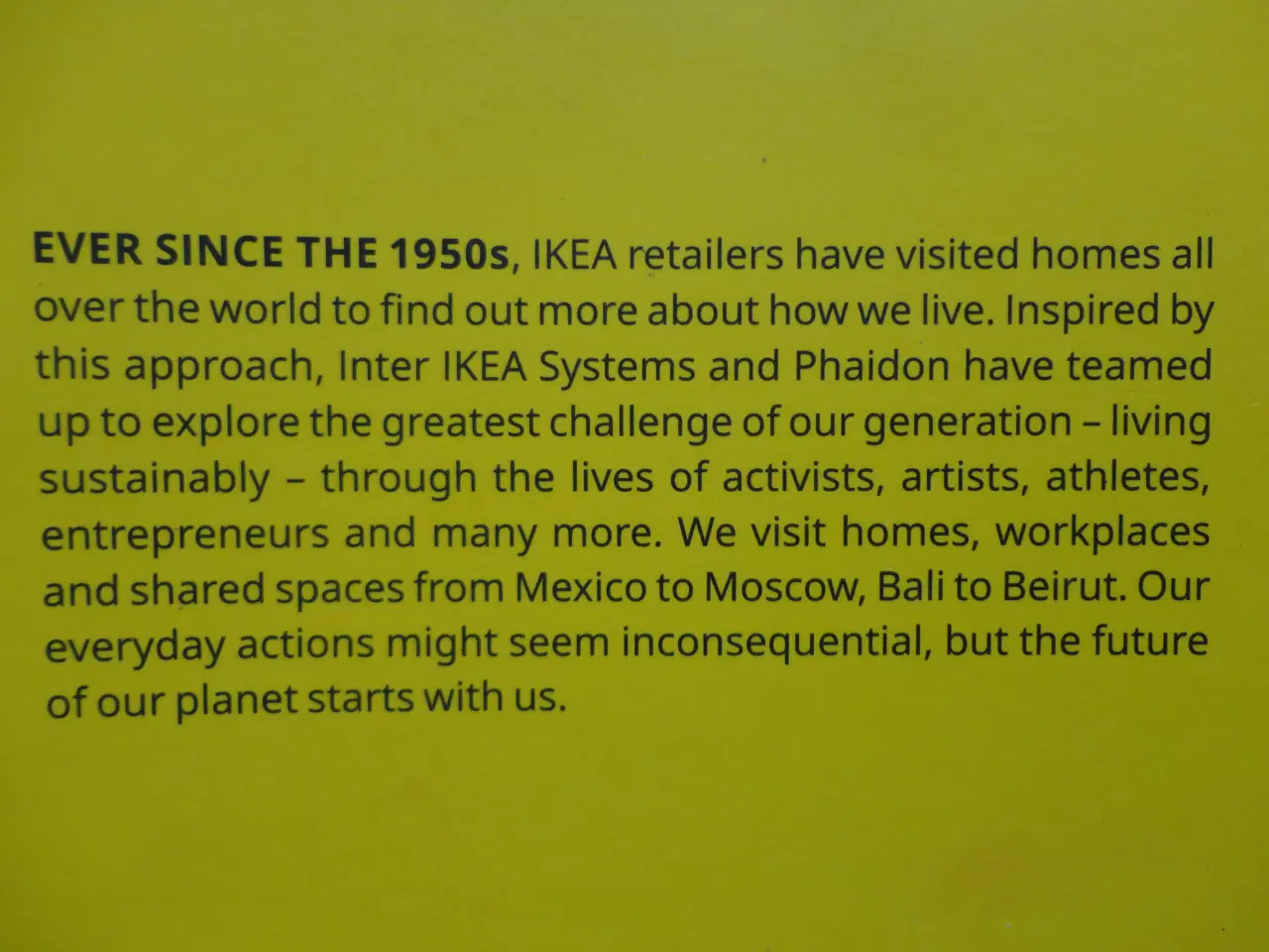 Billede 2 - IKEA - Us & Our Planet  :