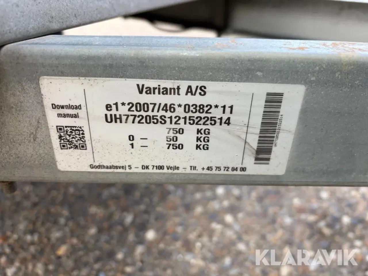 Billede 5 - Trailer Variant - 750kg