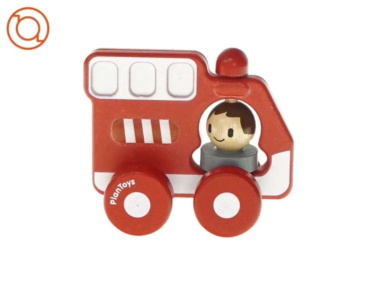 Billede 1 - Brandbil fra Plan Toys (str. LBH 12x7x10 cm)
