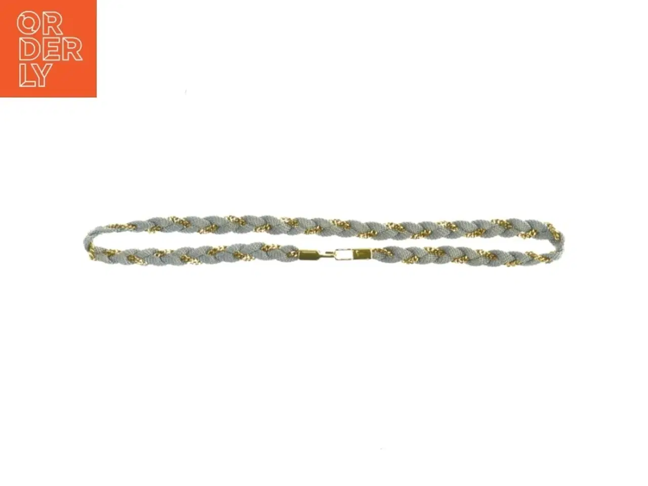 Billede 1 - Flettet bælte (str. Længde. 83 cm. b. 1 cm)