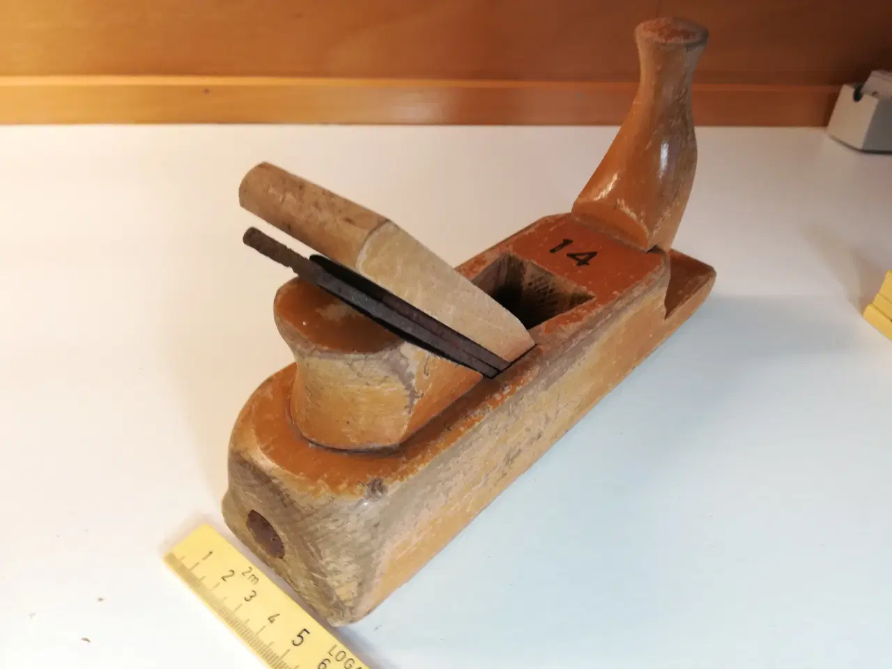 Billede 3 - Gammel høvl fra skoles sløjdlokale
