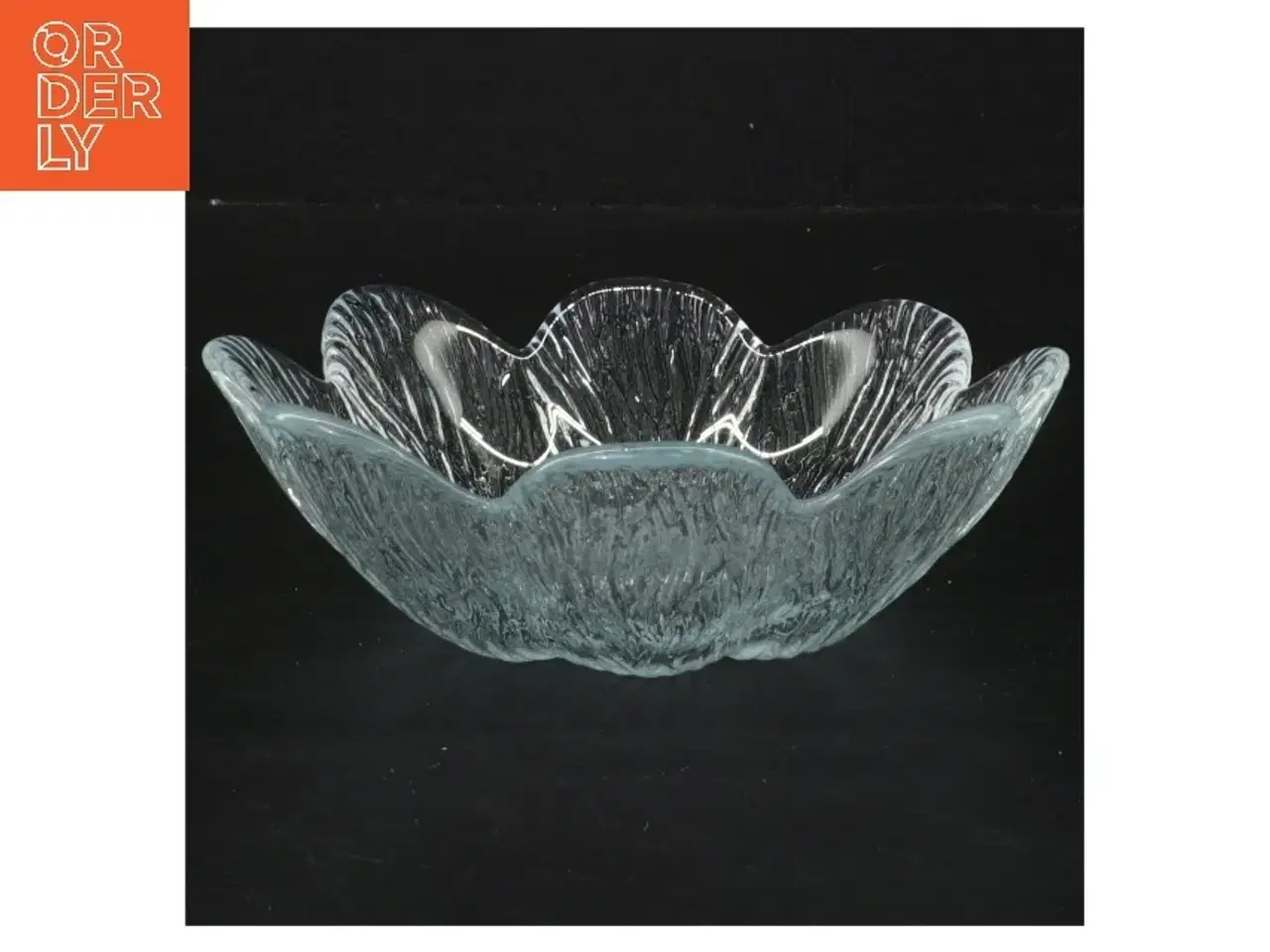 Billede 1 - Holmegaard Glasskål (str. Ø 15,5 cm)
