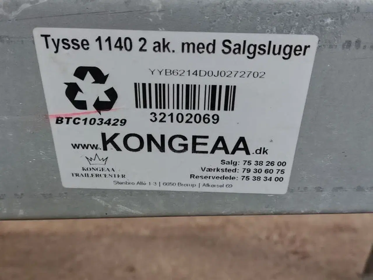 Billede 5 - Trailer/salgsvogn TYSSE Tabu1