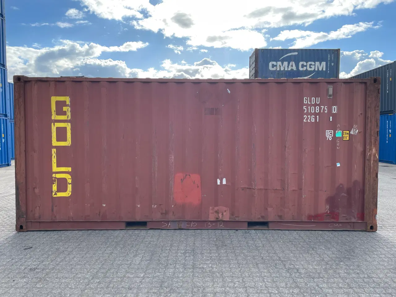 Billede 5 - 20 fods Container- ID: GLDU 510875-0