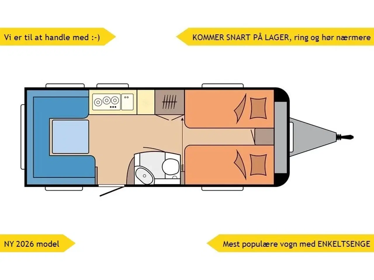 Billede 1 - 2026 - Hobby Excellent Edition 540 UL   NY 2026 MODEL Sønderjyllands aut. HOBBY forhandler. KOMMER SNART PÅ LAGER = hør nærmere