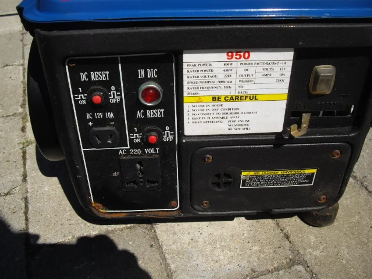 Billede 3 - EL generator 220 volt + 12 volt 10 Amp