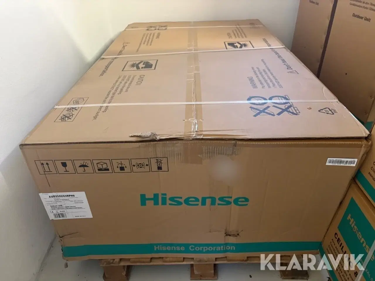 Billede 5 - Varmepumpe Hisense AUW250U6RZ8 / AUD250UX4RPH8 luft til luft