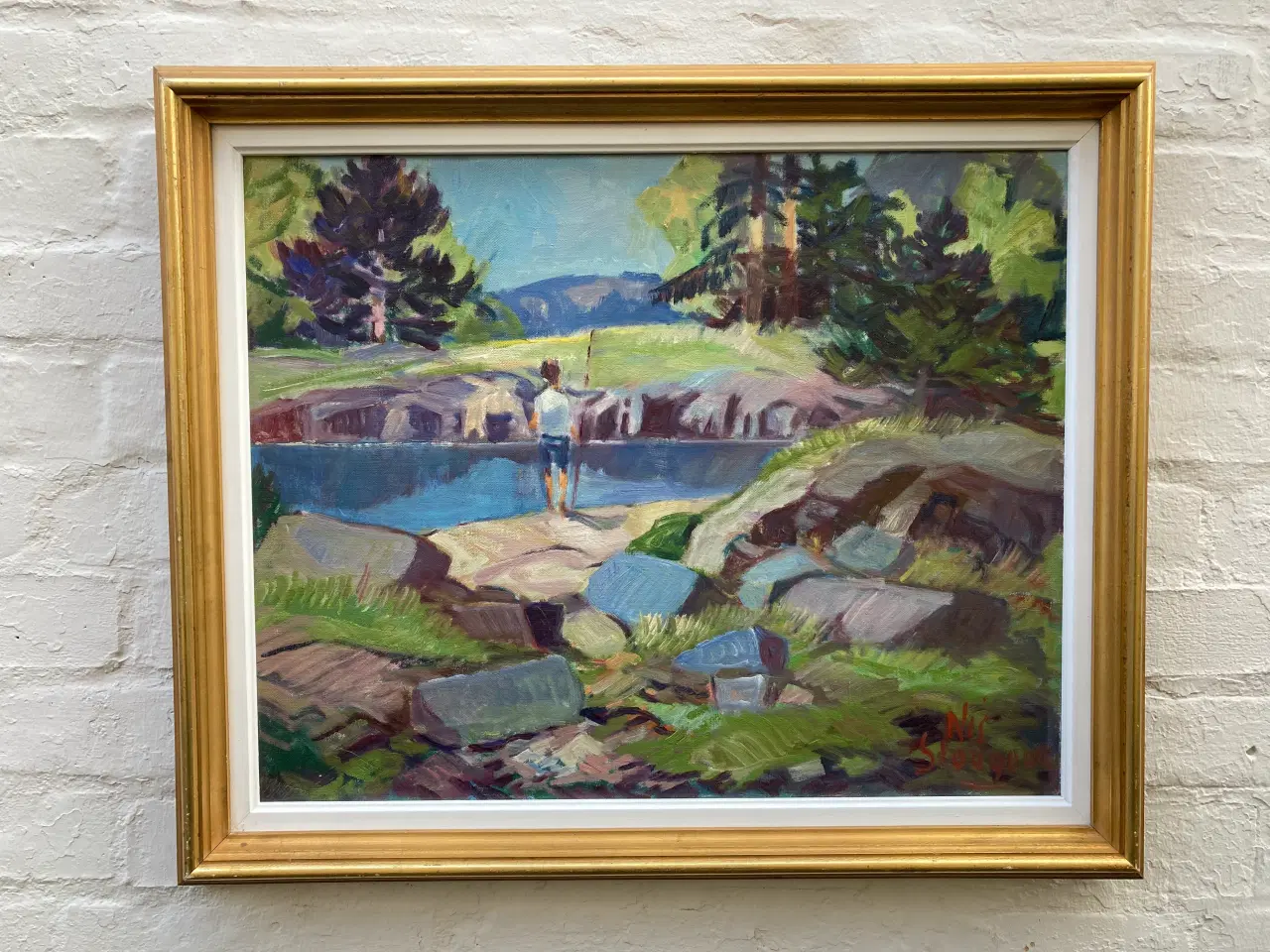 Billede 1 - Nis Stougaard maleri