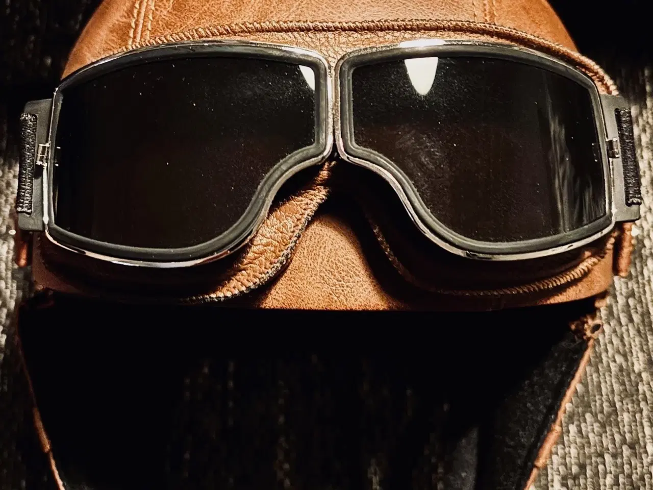 Billede 1 - Retro MC hjelm