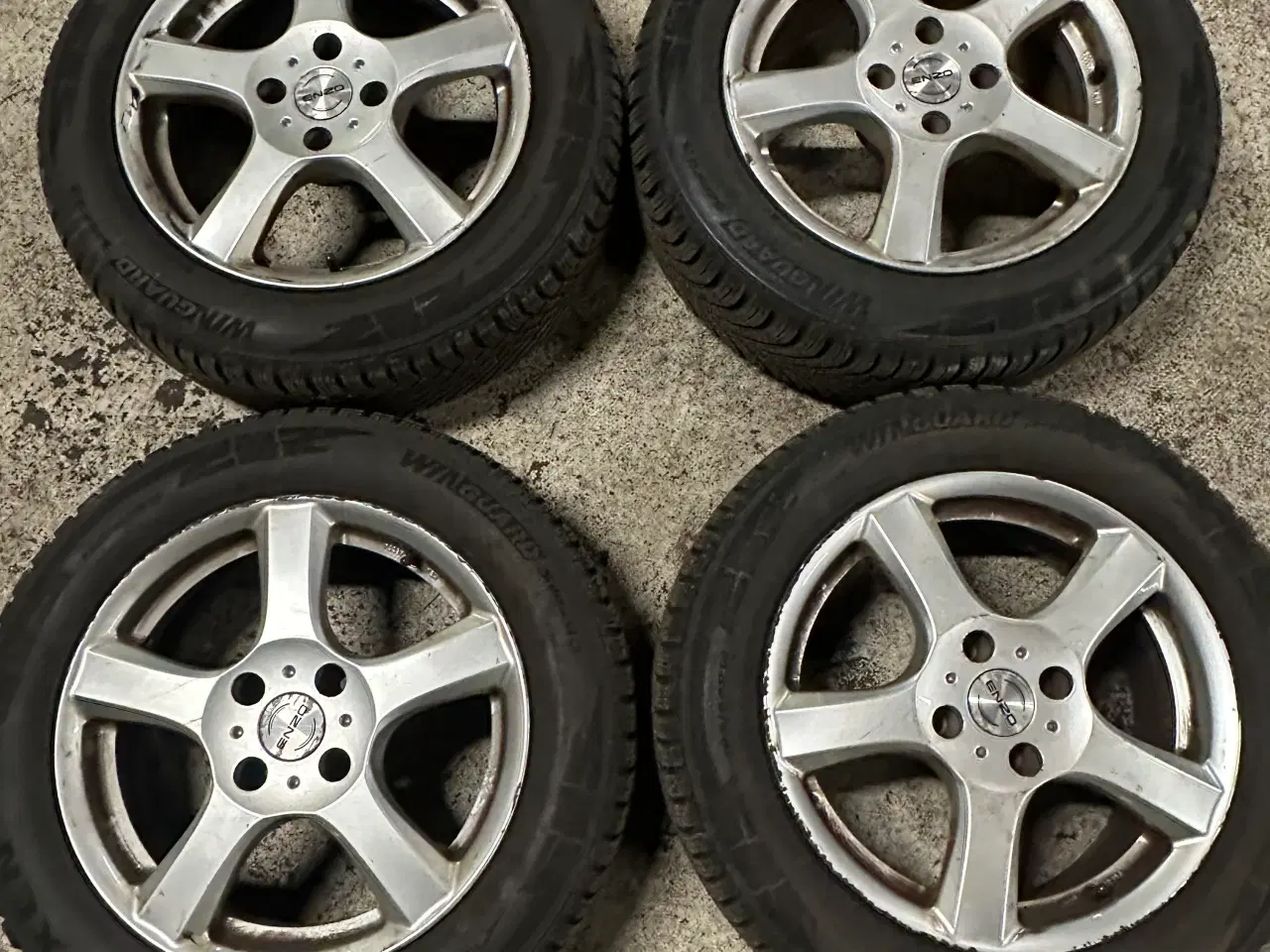 Billede 8 - Alufælge med Vinterdæk 195/60/R16