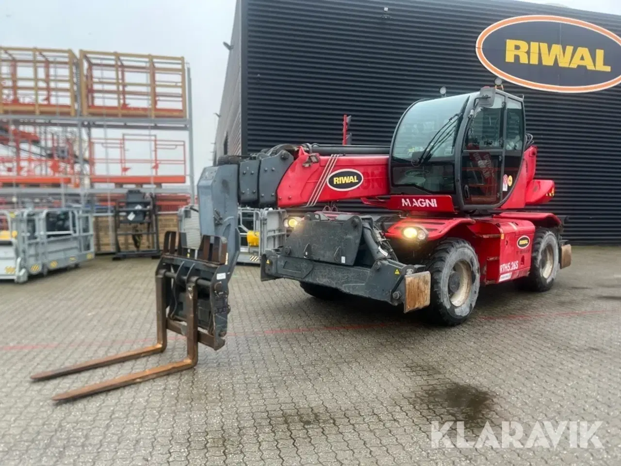 Billede 1 - Rotations Teleskoplæsser Magni RTH5.26 med Kranspil/Mandskabskurv/Gafler