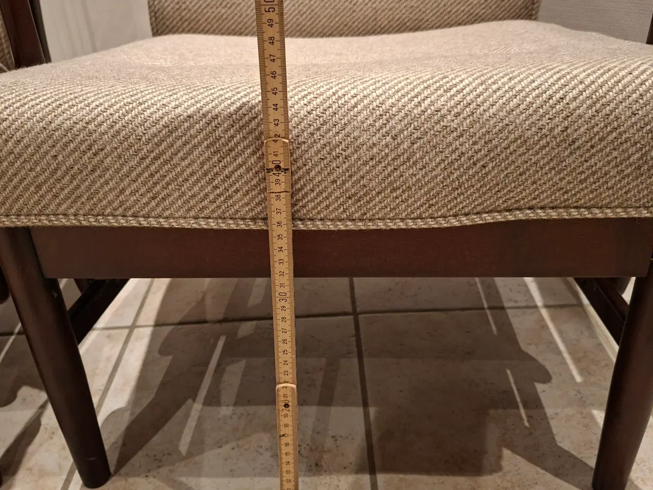 Billede 6 - 2 stk. Farstrup Vintage med 100% uldstof