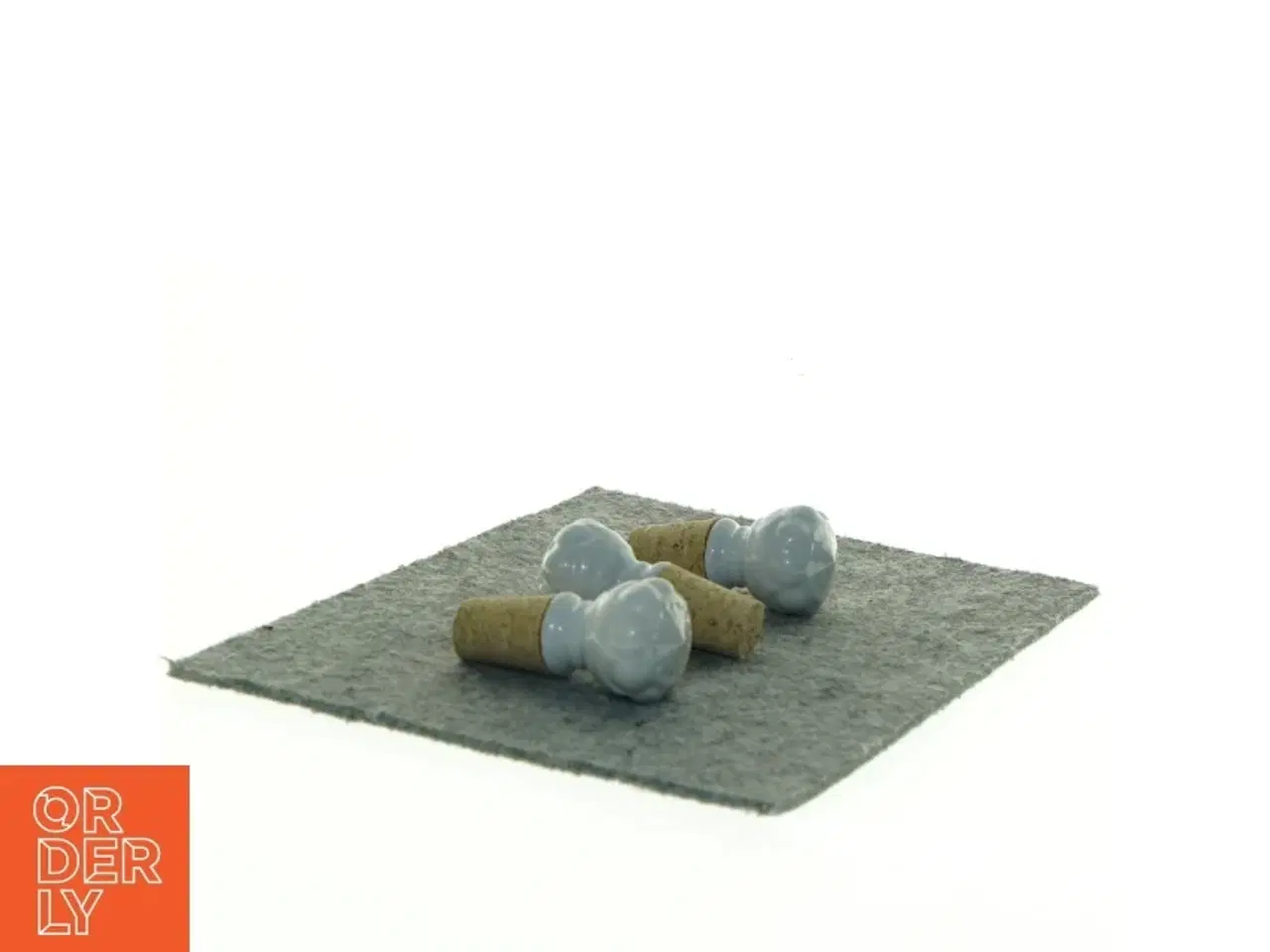 Billede 4 - Porcelæns korkpropper (str. 6 cm)