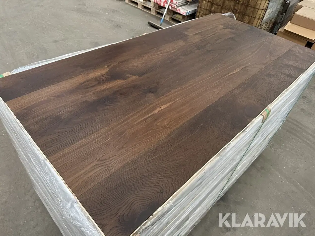 Billede 1 - Moland Sandgate Slim Wideplank Living Eg Voksolie Smoked brushed 15mm  - 115.6 m2