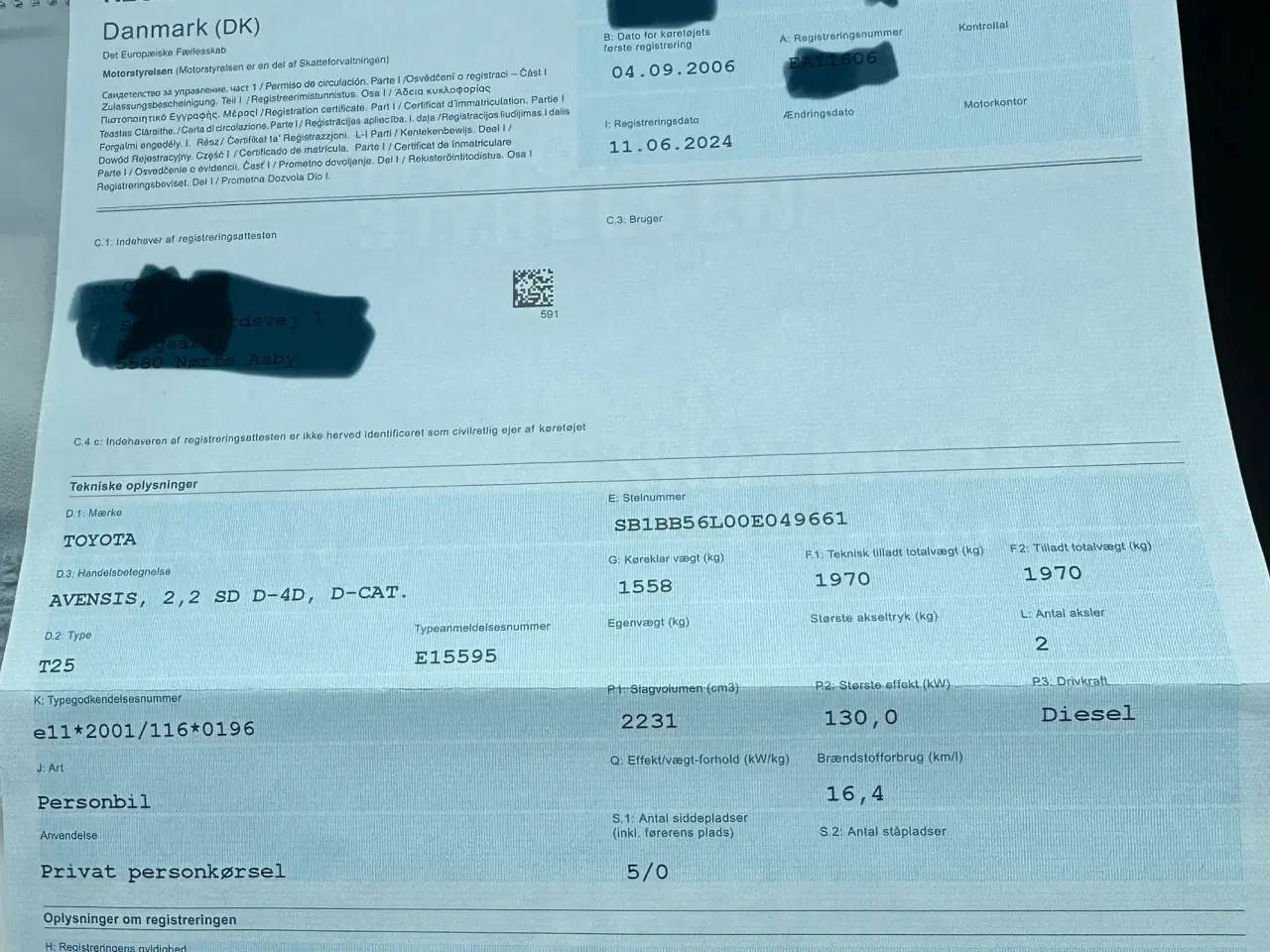 Billede 11 - Toyota Avensis 2,2