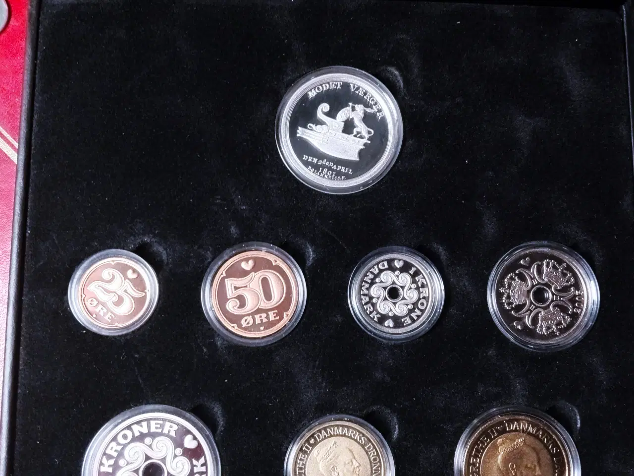 Billede 3 - PROOF MØNTSÆT 2005 Med SØLV 16.80g .925Ag Medalje