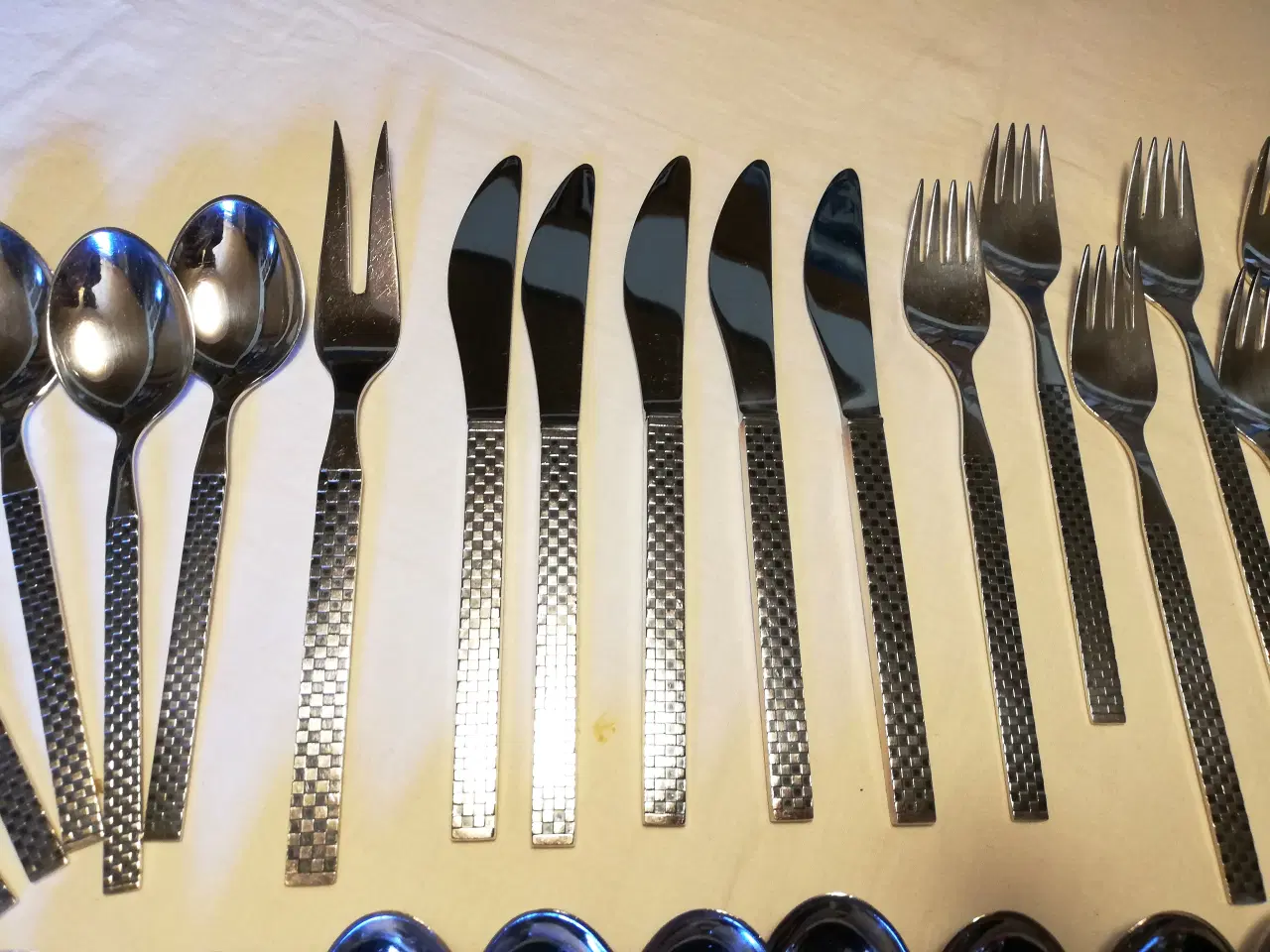 Billede 2 - Pepita sølvplet bestik knive, gafler m.m.